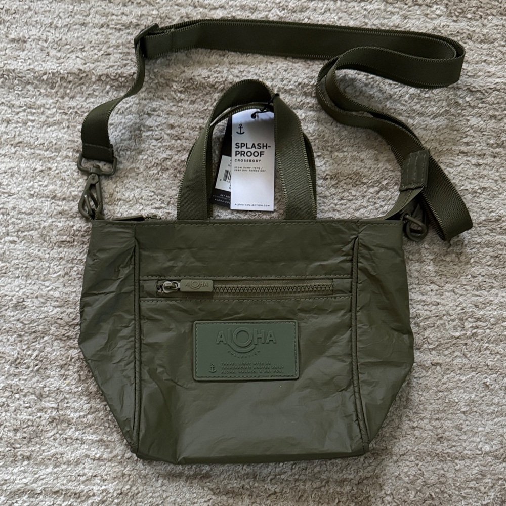 Aloha Crossbody Monochrome Olive Bag NWT